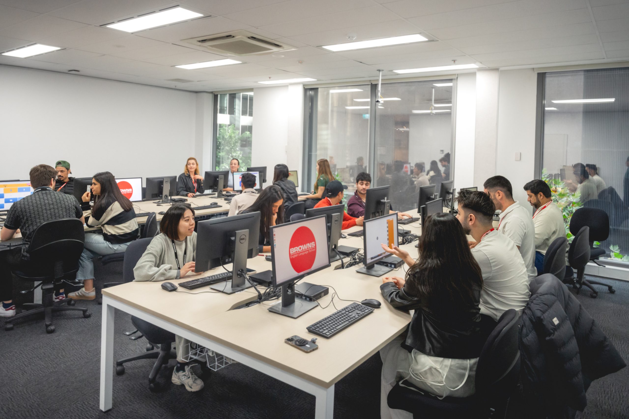 zona de computacion de Browns Melbourne