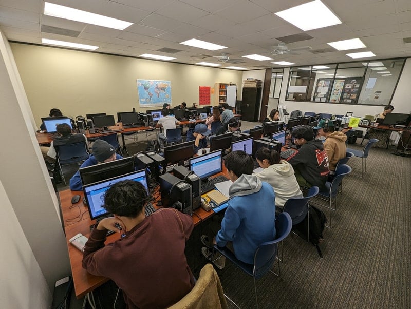 salon de computo de ELS Houston