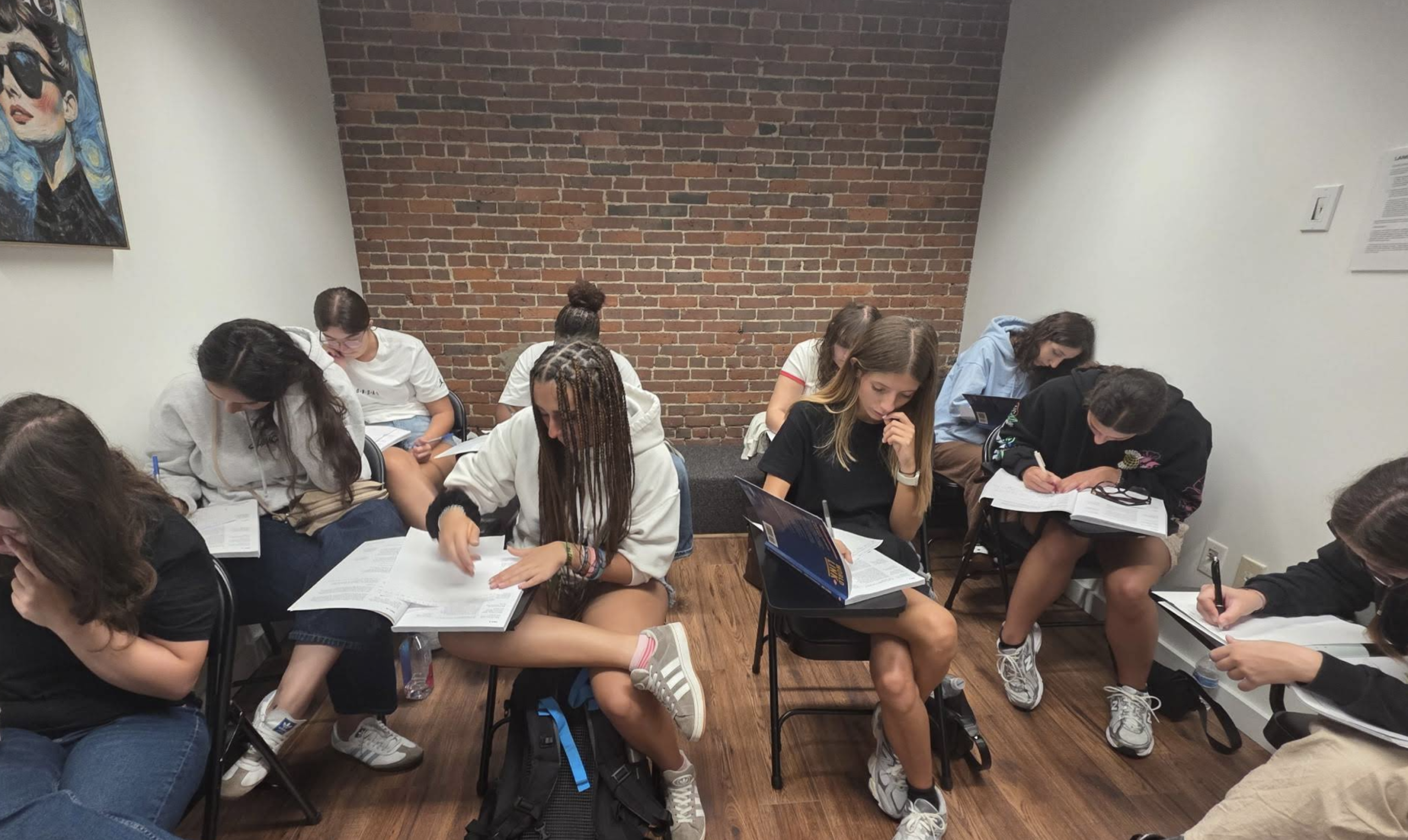 clase en progreso